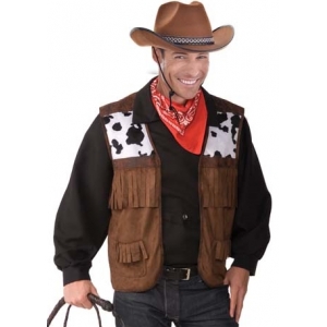Wild West Cowboy Vest - Mens Cowboy Costumes
